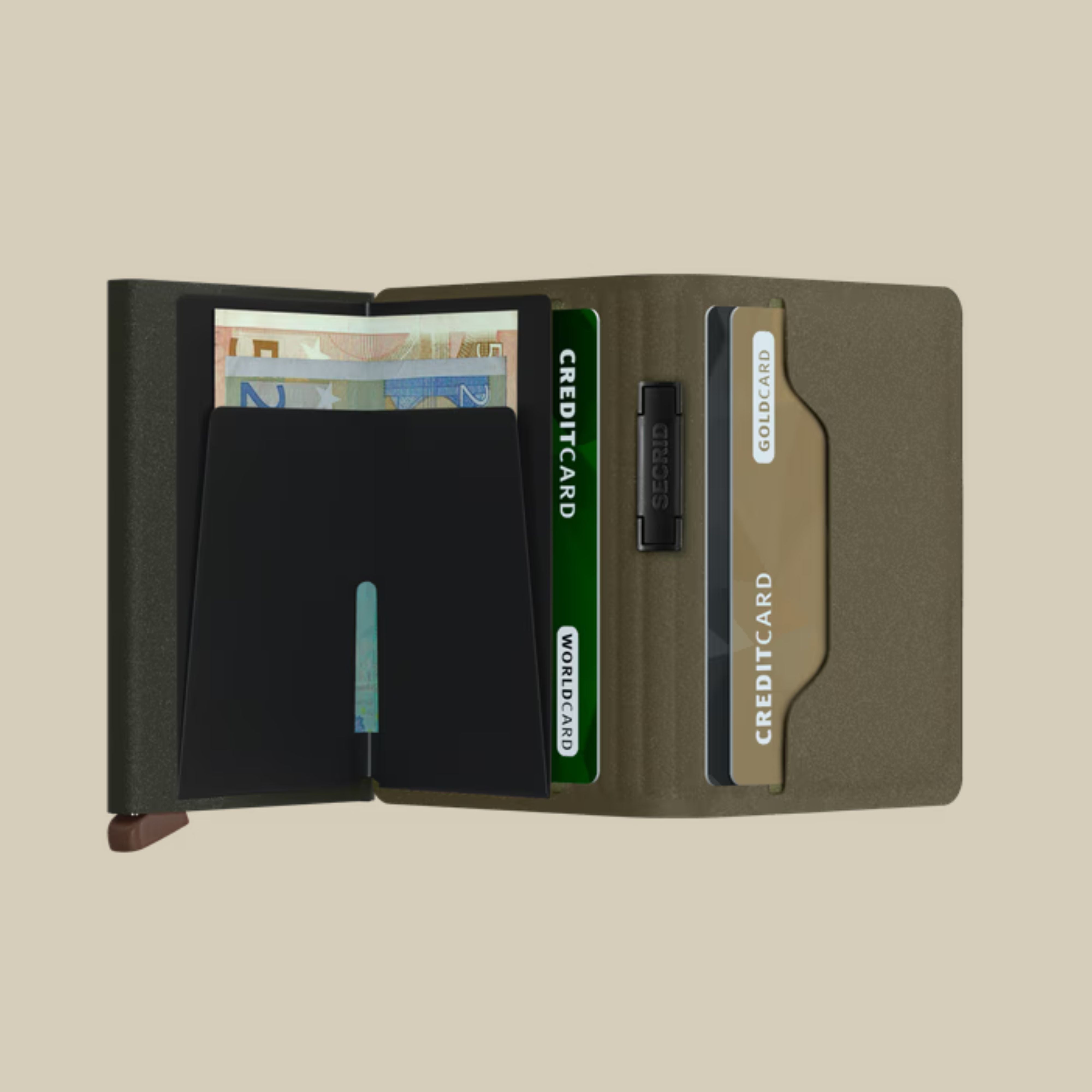 Bandwallet Liba powder Green-Orange Secrid