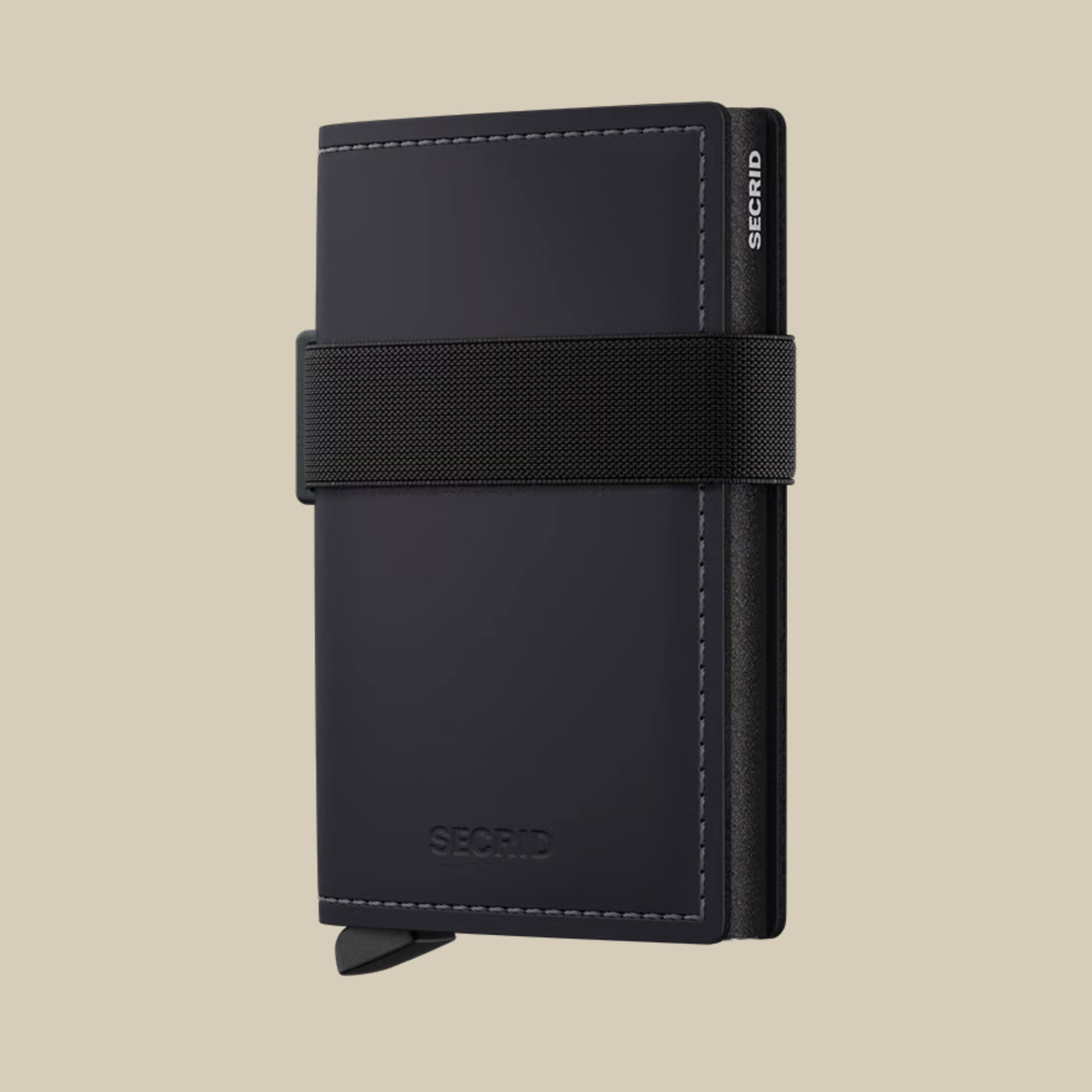 Bandwallet Matte powder Black-Black Secrid