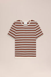 Bari Textured Stitch tee Ivory NN.07