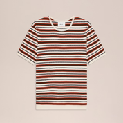 Bari Textured Stitch Tee  Ivory NN.07
