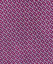 Berry Micro Jacquard Tie David Donahue Detail