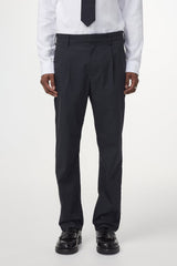 Bill Pleated Trouser - Navy | NN.07