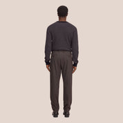 Bill Melange Tapered Leg Pant Deep Truffle NN.07