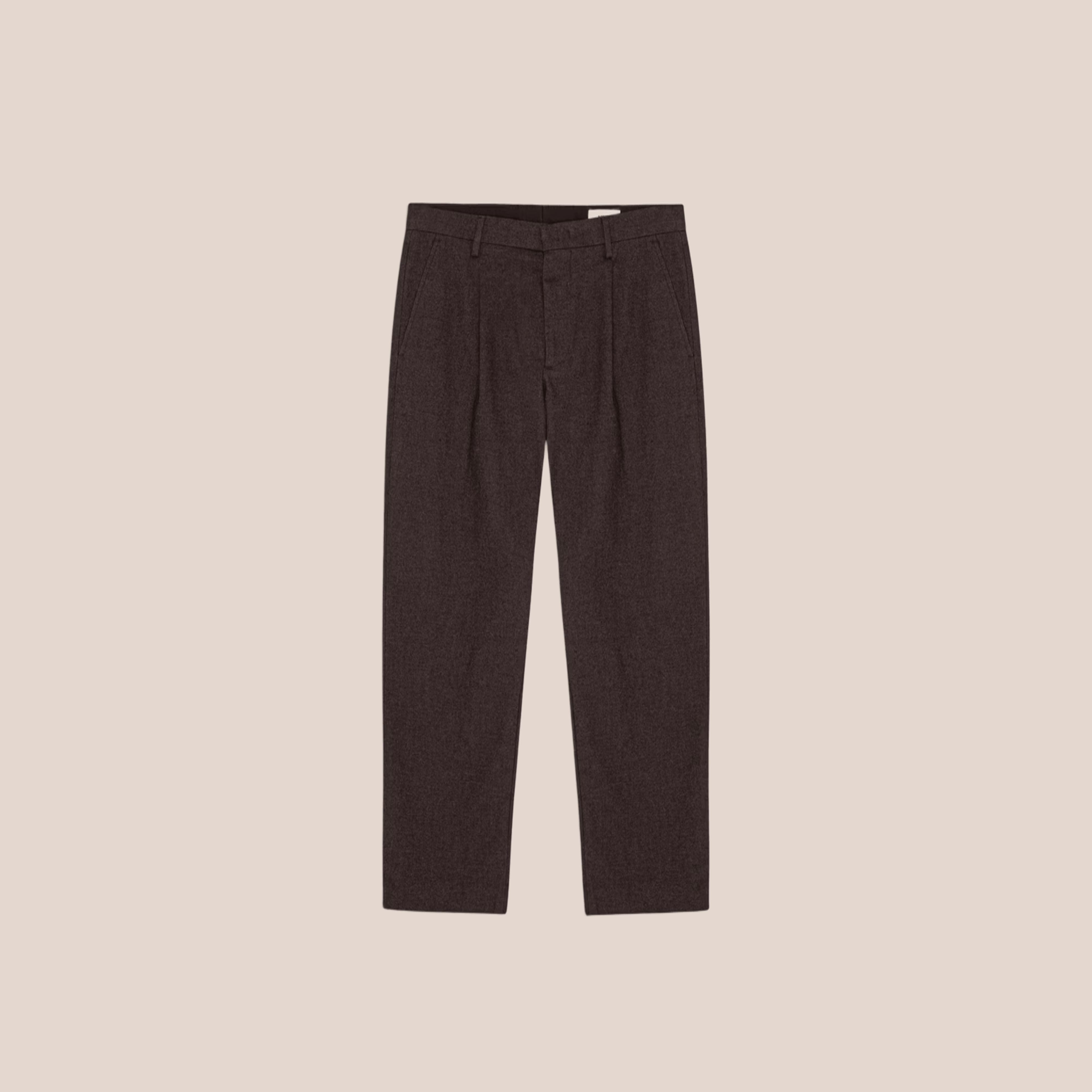 Bill Melange Tapered Leg Pant Deep Truffle NN.07