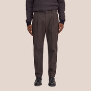 Bill Melange Tapered Leg Pant Deep Truffle NN.07