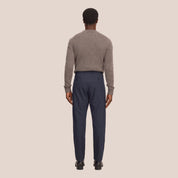 Bill Melange Tapered Leg Pant Marine Navy NN.07