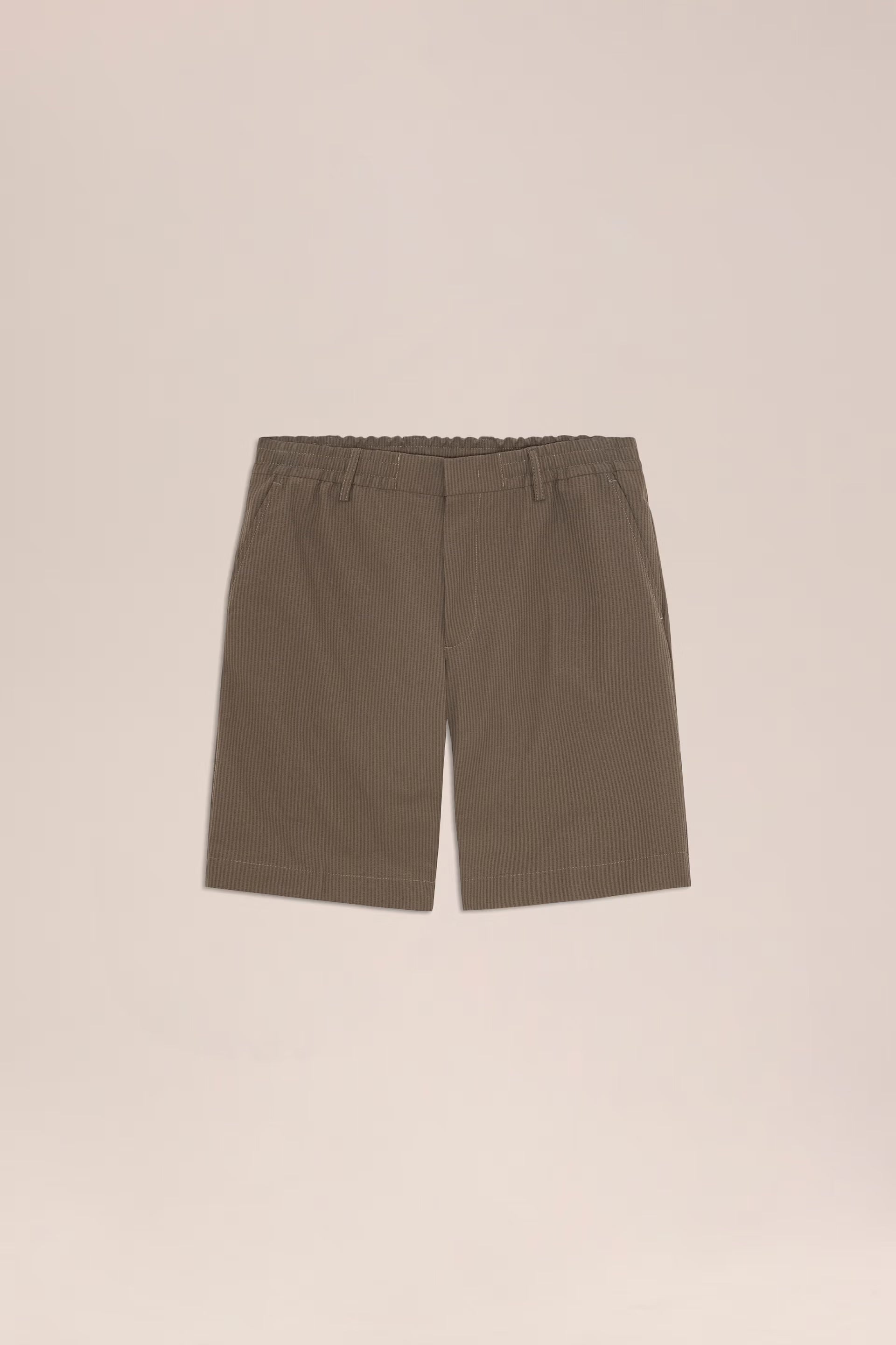 Billie Seersucker Short Marble Husk NN.07 