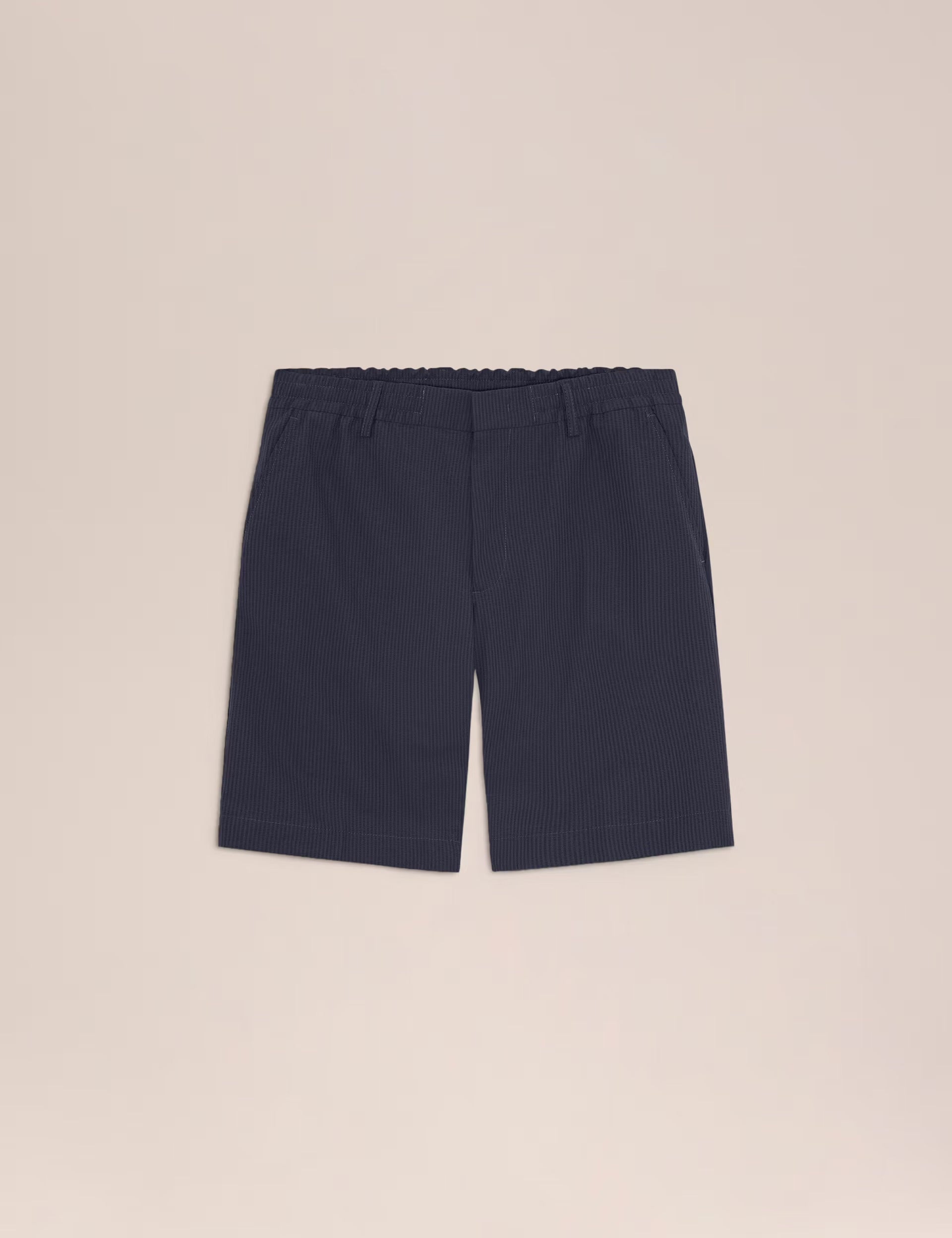 Billie Seersucker Short Navy NN.07 