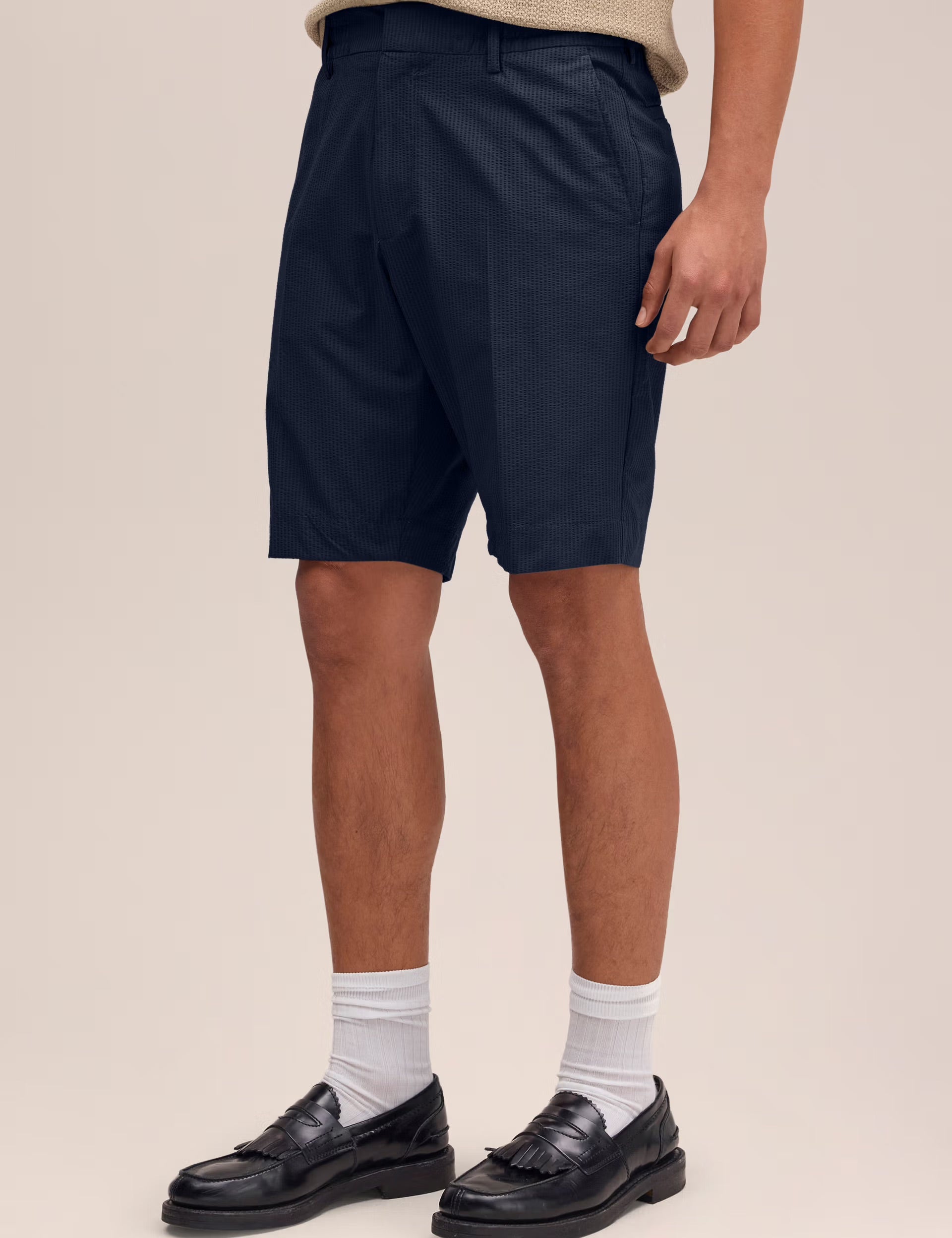Billie Seersucker Short Navy NN.07 