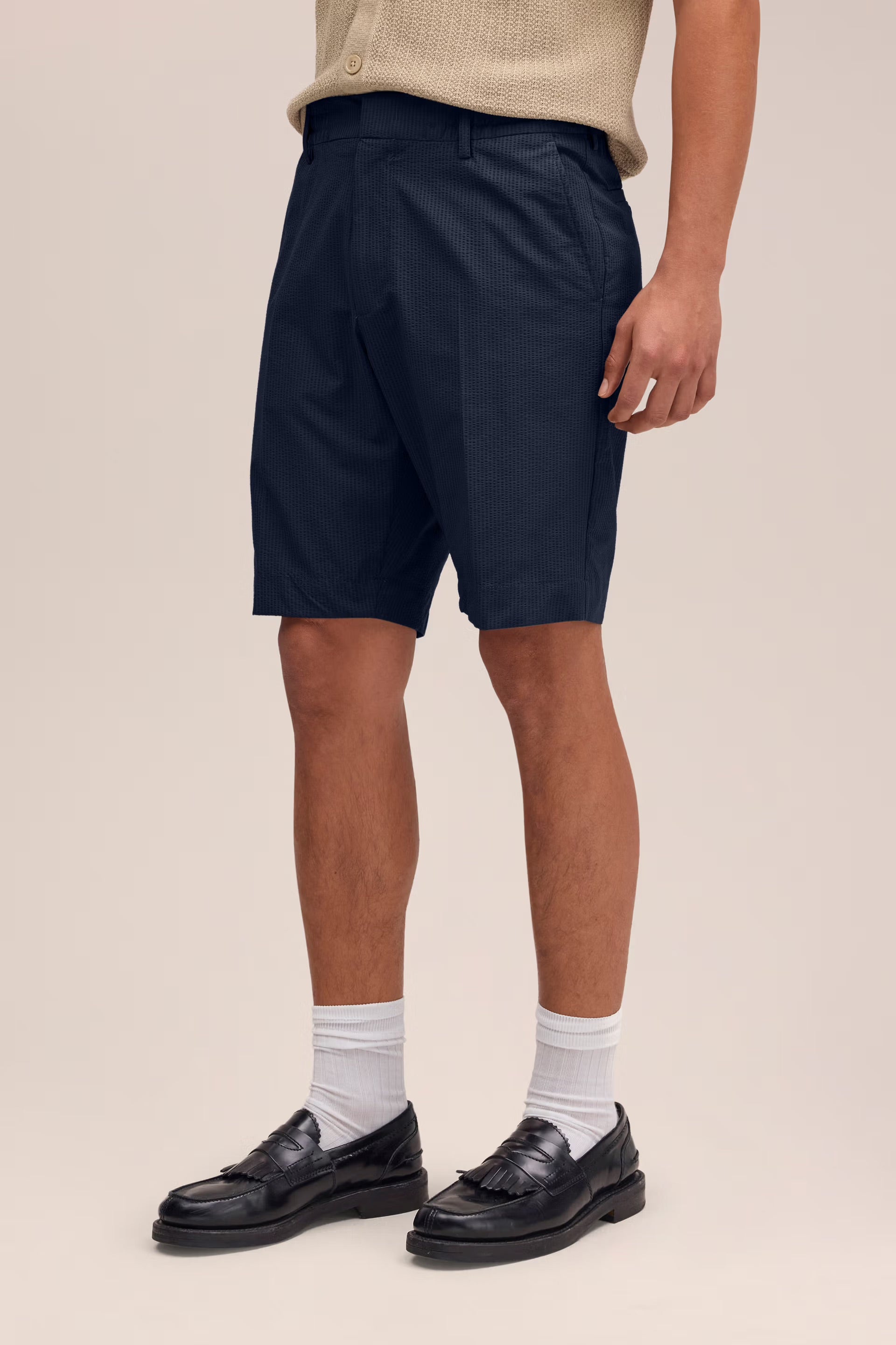 Billie Seersucker Short Navy NN.07 
