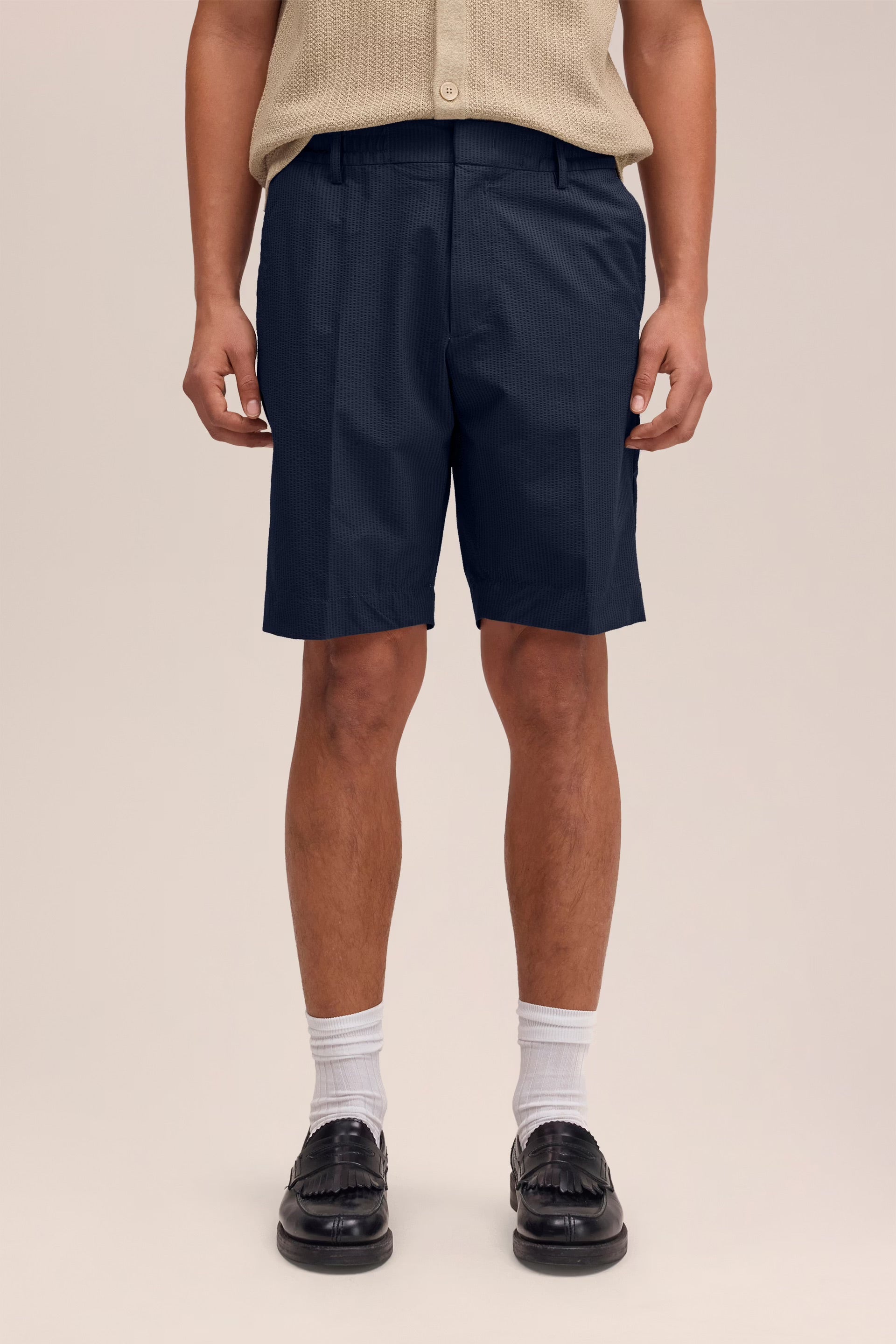 Billie Seersucker Short Navy NN.07 