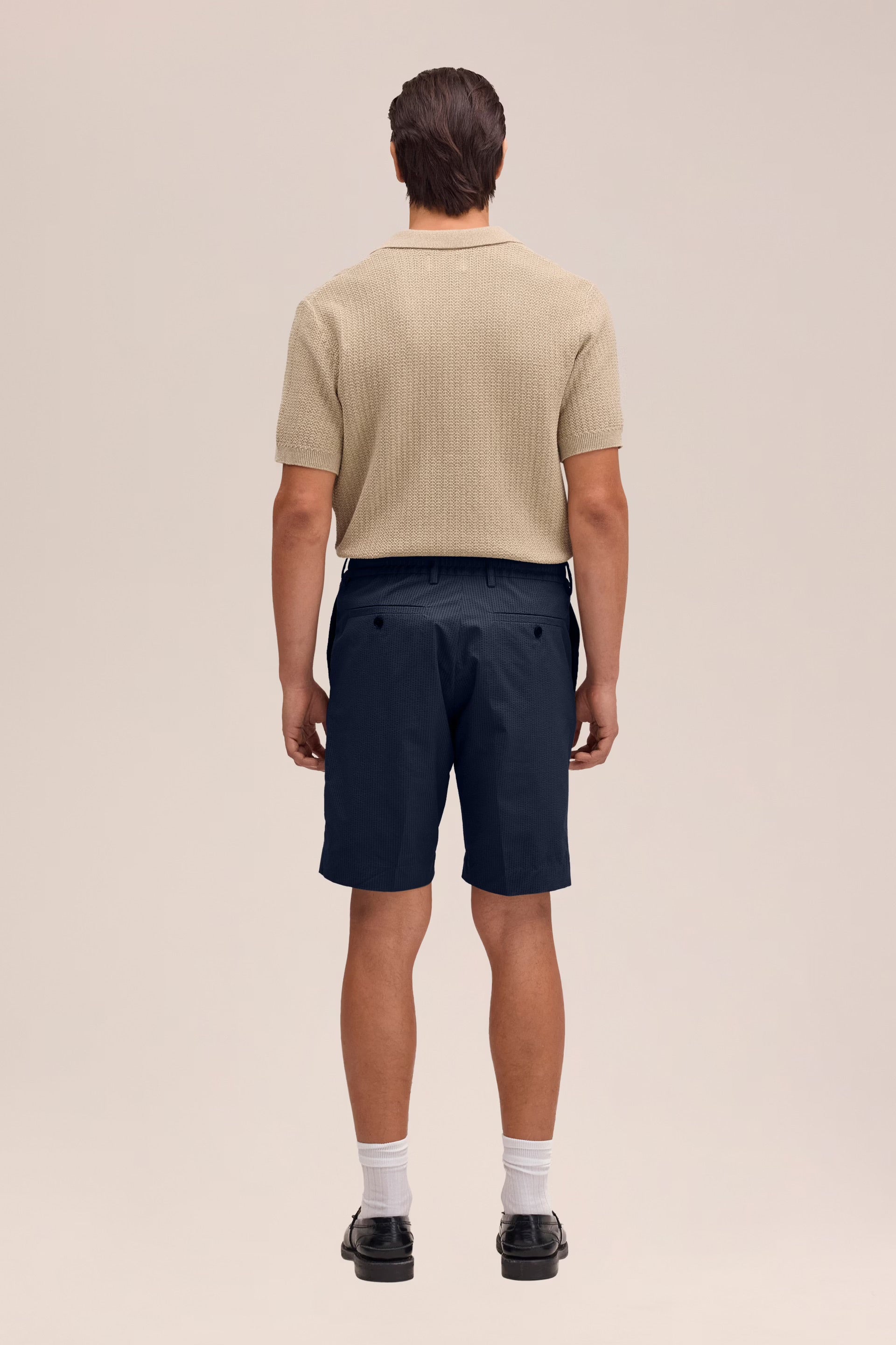 Billie Seersucker Short Navy NN.07 