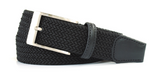 Elastic Stretch Woven Belt - Black | Brookes & Hyde