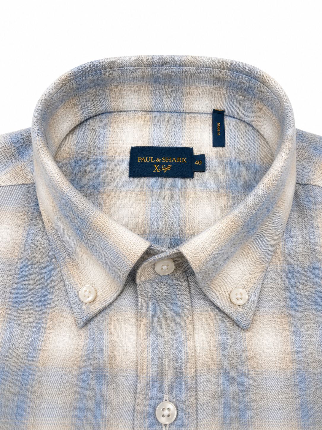 Xsoft Cotton Lyocell Shirt Buffalo Check Paul & Shark