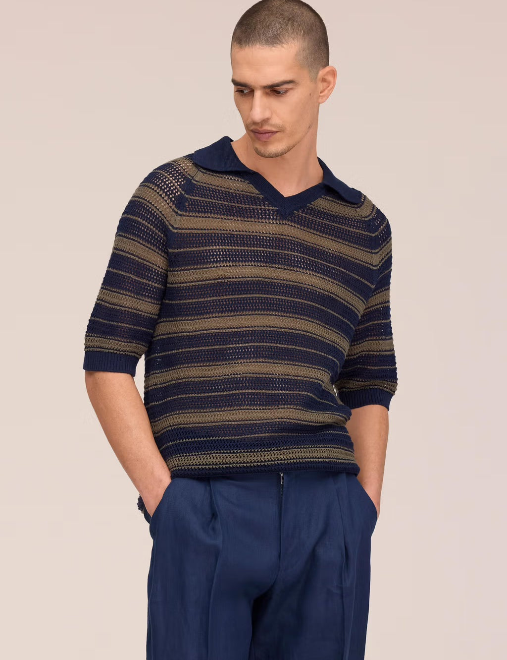Cale V Neck Polo NN.07