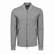 Calgary Luxe Bomber Jacket Medium Grey Heather Greyson Clothiers