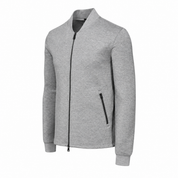 Calgary Luxe Bomber Jacket Medium Grey Heather Greyson Clothiers