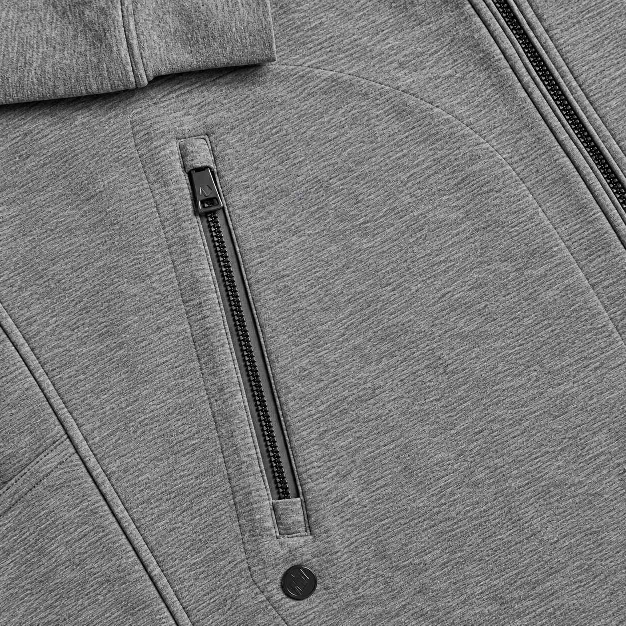 Calgary Luxe Bomber Jacket Medium Grey Heather Greyson Clothiers