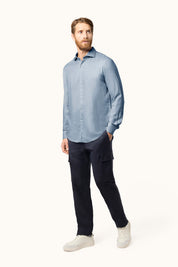 Camicia X-Soft Cotton Lyocell Shirt Lt Blue Paul & Shark 