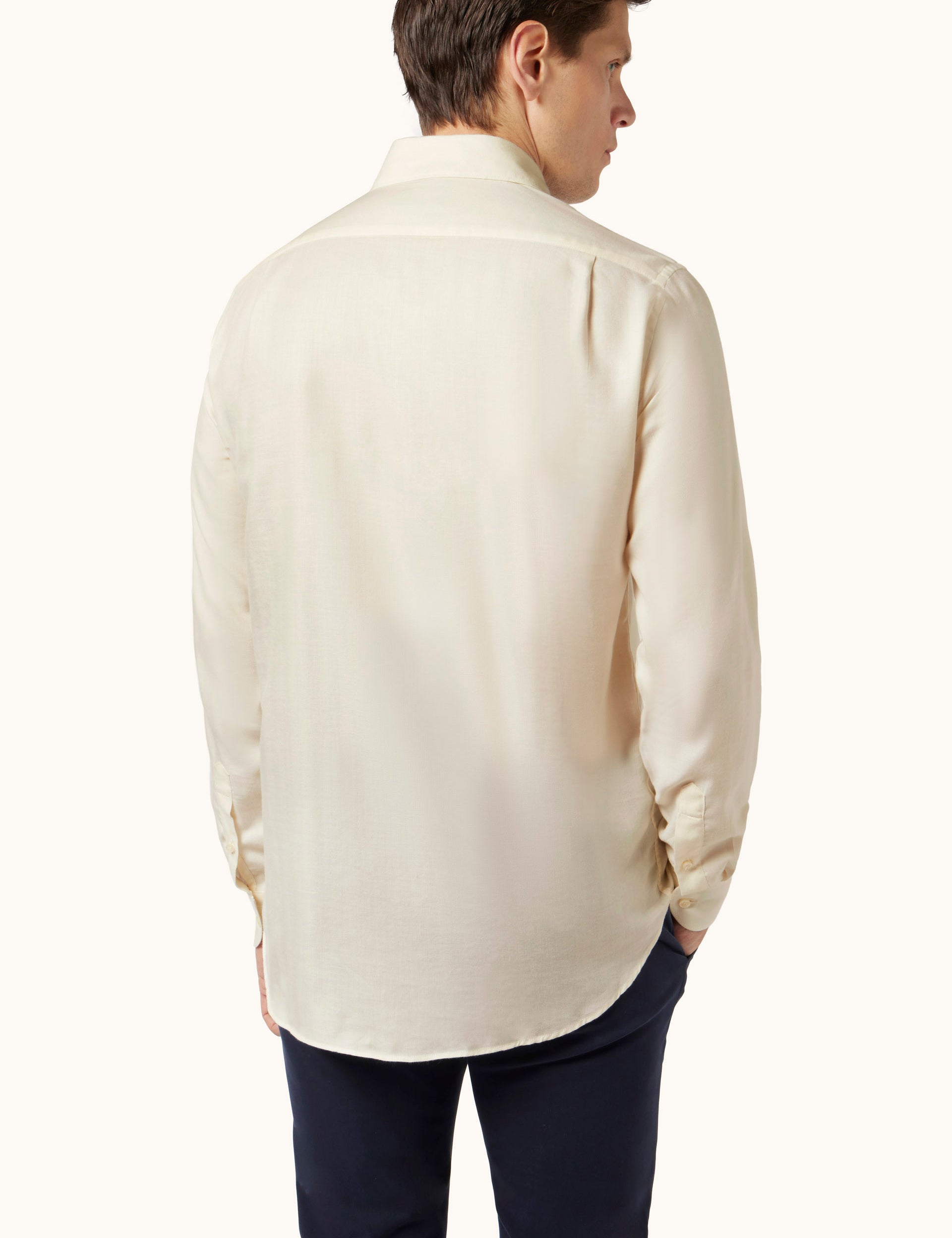 Camicia X-Soft Cotton Lyocell Shirt Off White Paul & Shark 
