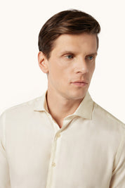 Camicia X-Soft Cotton Lyocell Shirt Off White Paul & Shark 
