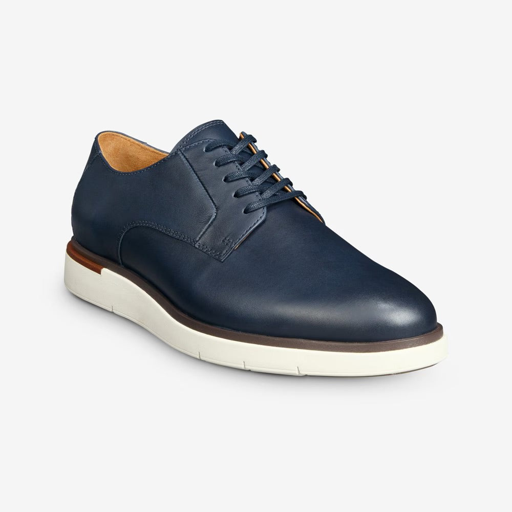 Carson lace up hybrid derby shoe navy Allen Edmonds