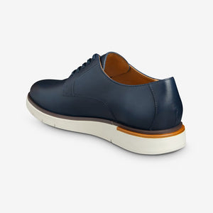 Carson lace up hybrid derby shoe navy Allen Edmonds