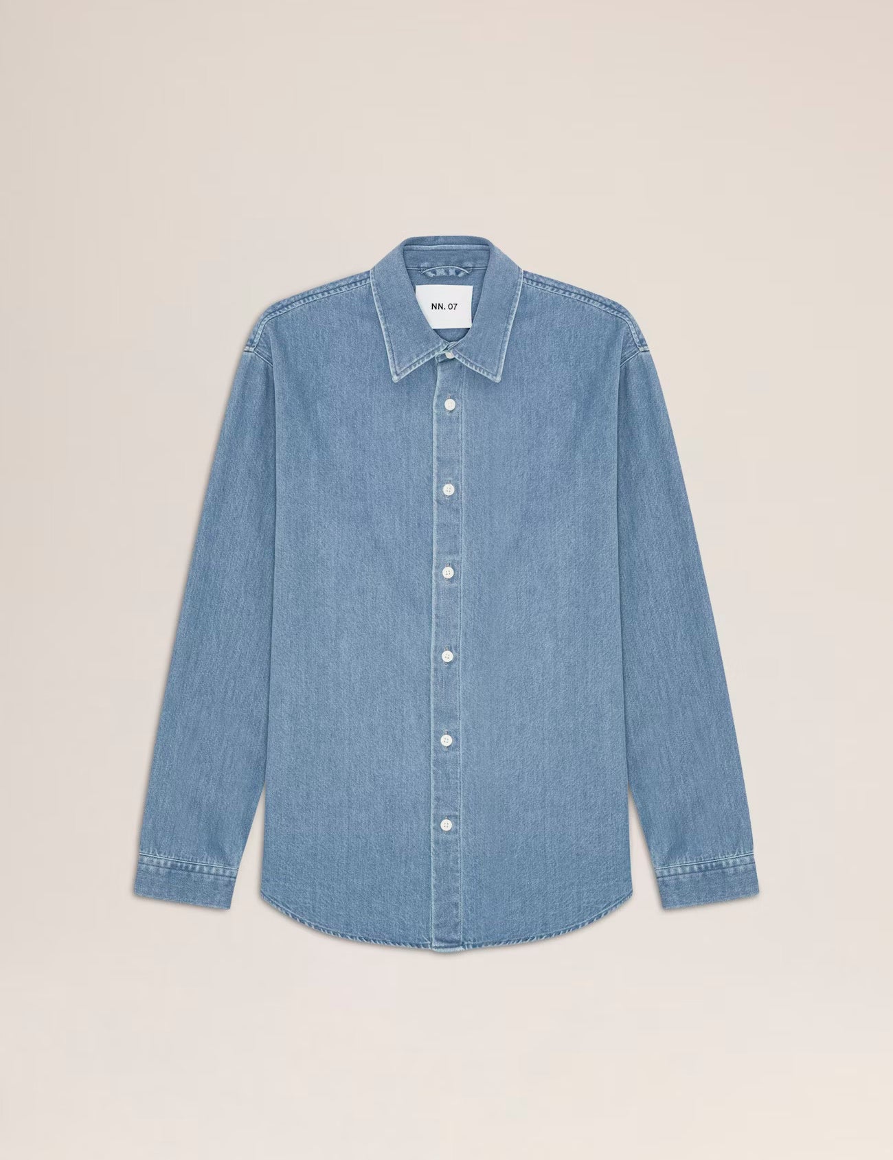 Casper Button Down Shirt in the color Blue Denim by NN.07