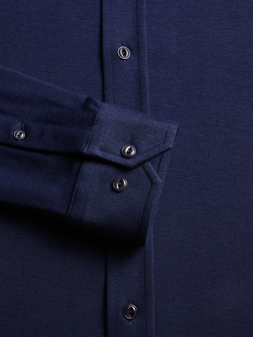 Catskill Knit Shirt Maltese Blue by Greyson Clothiers