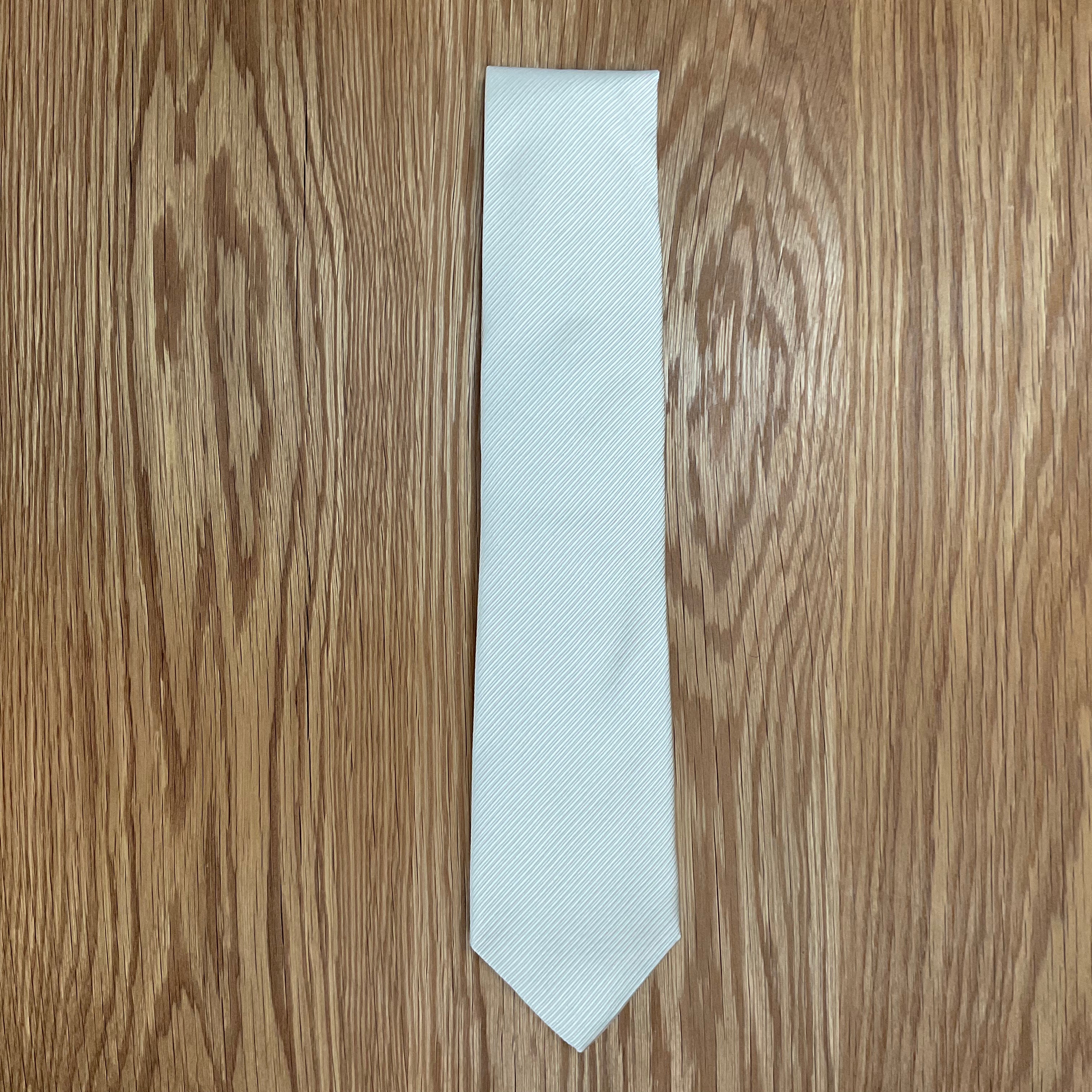 Champagne Textured Twill Tie David Donahue