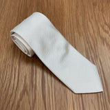 Champagne Textured Twill Tie | David Donahue