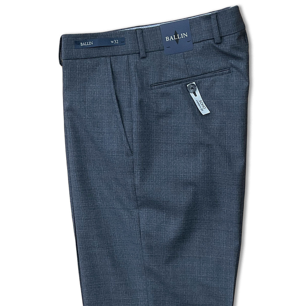 Charcoal Multi Ballin Dress Pant