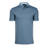 Cherokee Short Sleeve Polo - Vintage Indigo  | Greyson Clothiers