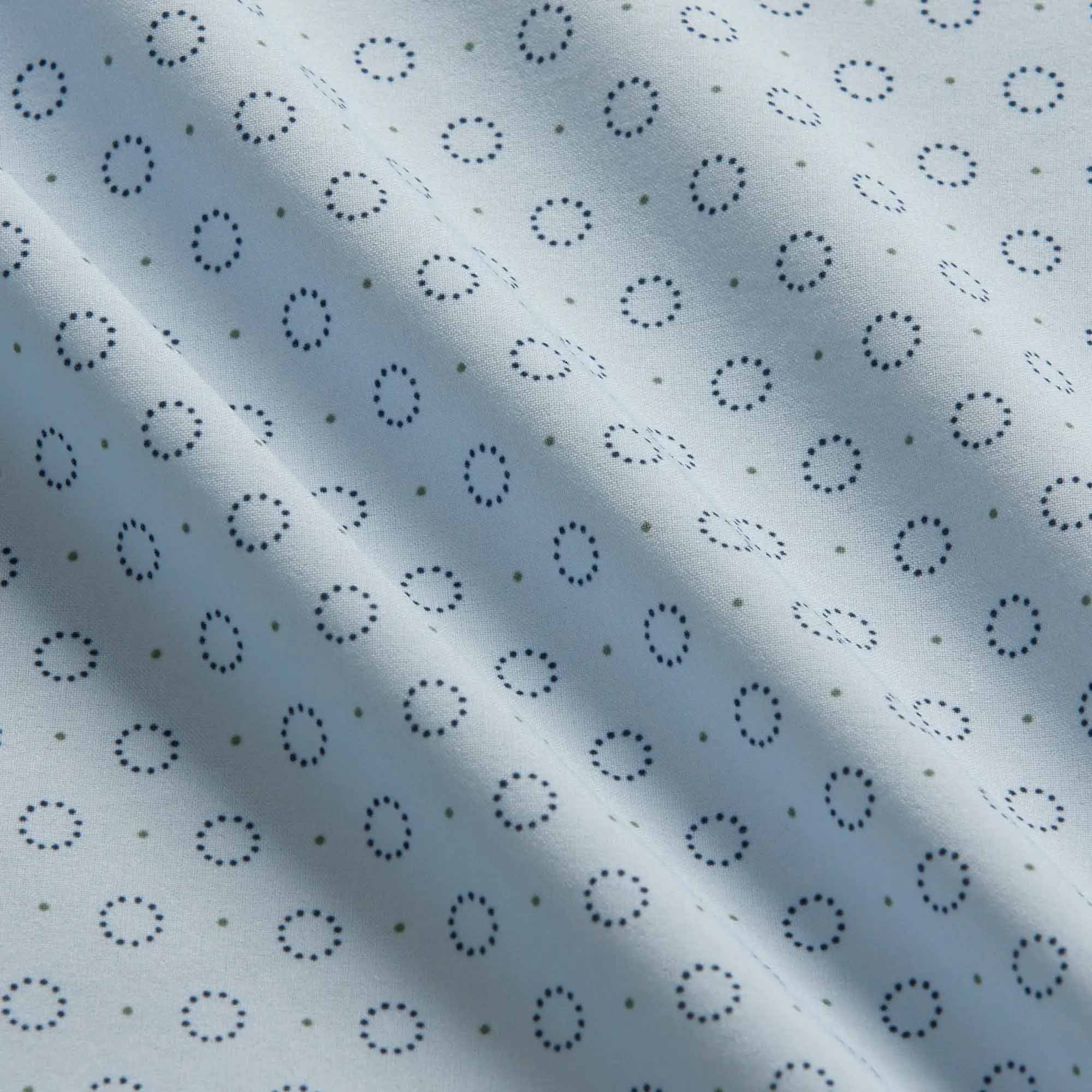 Circle Dot Print Mizzen and Main Shirt 