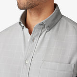 City Flannel Shirt - Silver Washington Plaid | Mizzen+Main
