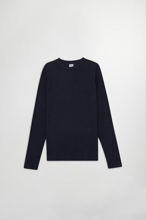 Clive waffle knit tee navy blue NN07