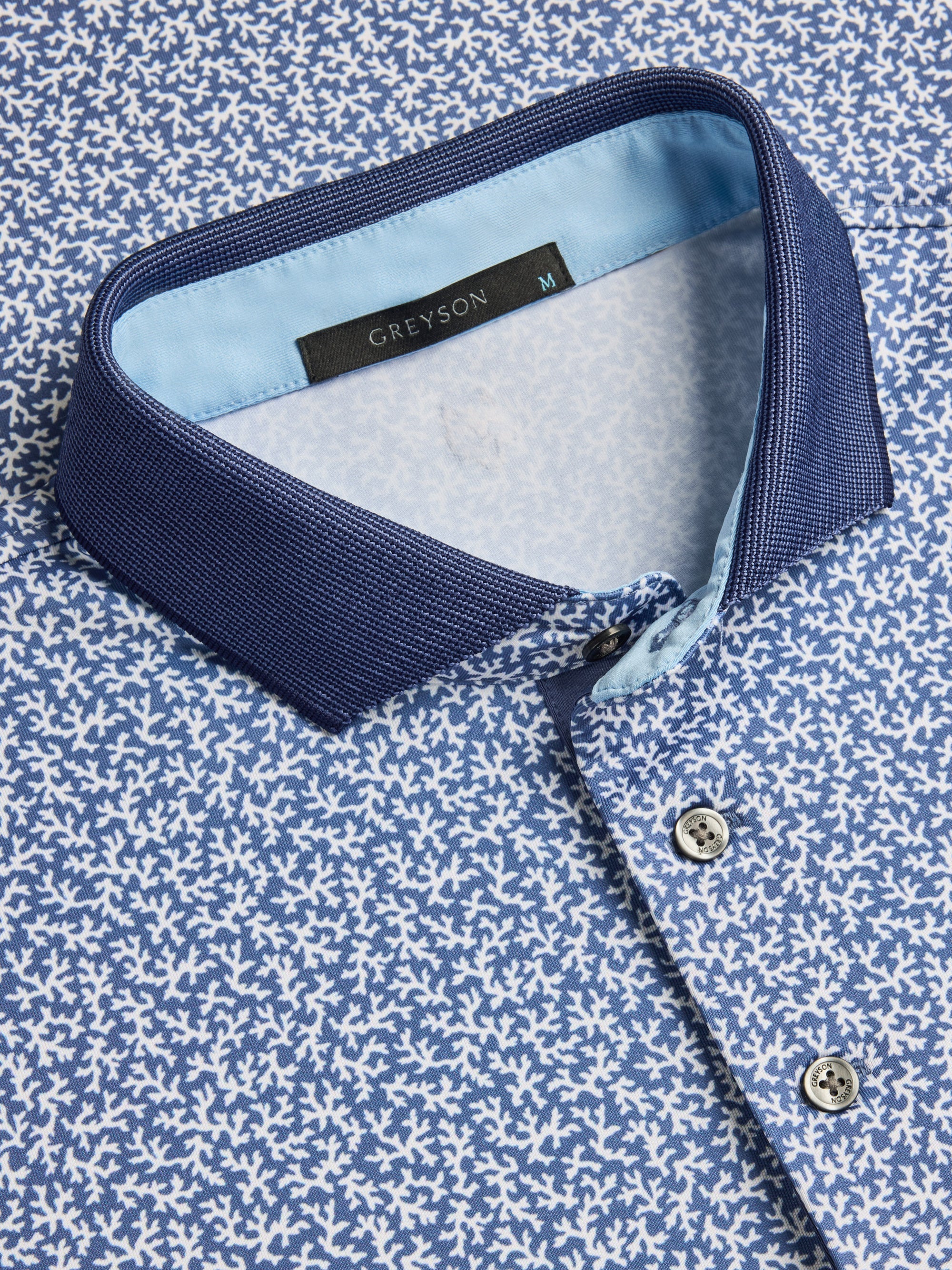 Coral Dreams Short Sleeve Polo Falcon Greyson Clothiers