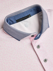 Coral Dreams Short Sleeve Polo Pink Sky Greyson Clothiers