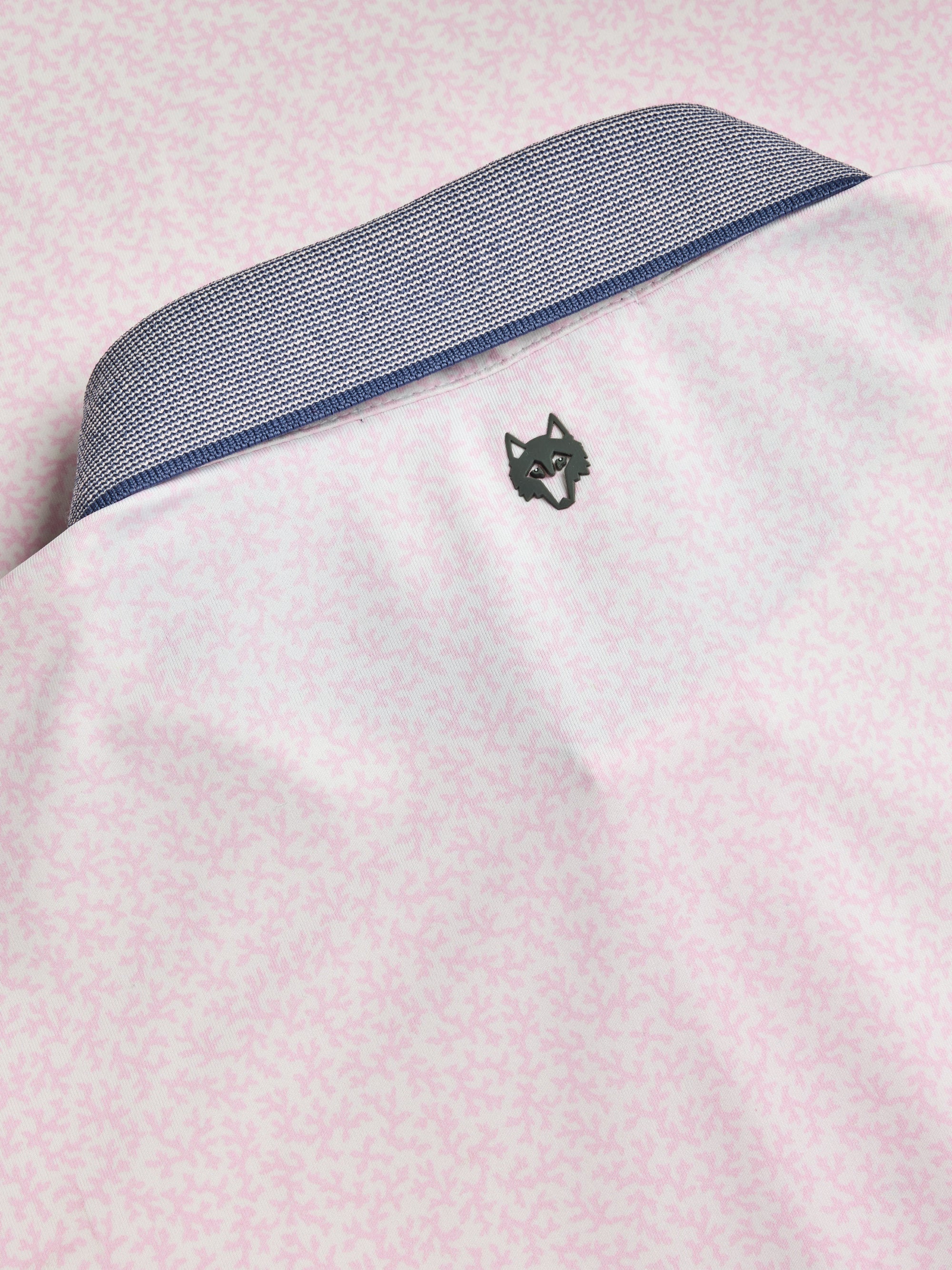 Coral Dreams Short Sleeve Polo Pink Sky Greyson Clothiers