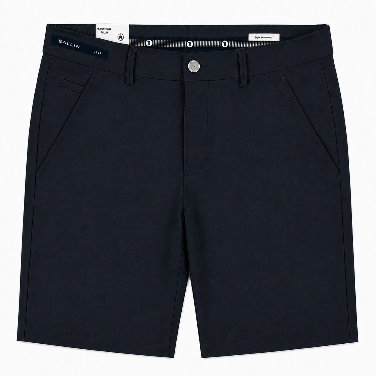 Dark Grey Techno Ultimate Short 9" - Drummond Fit | Ballin