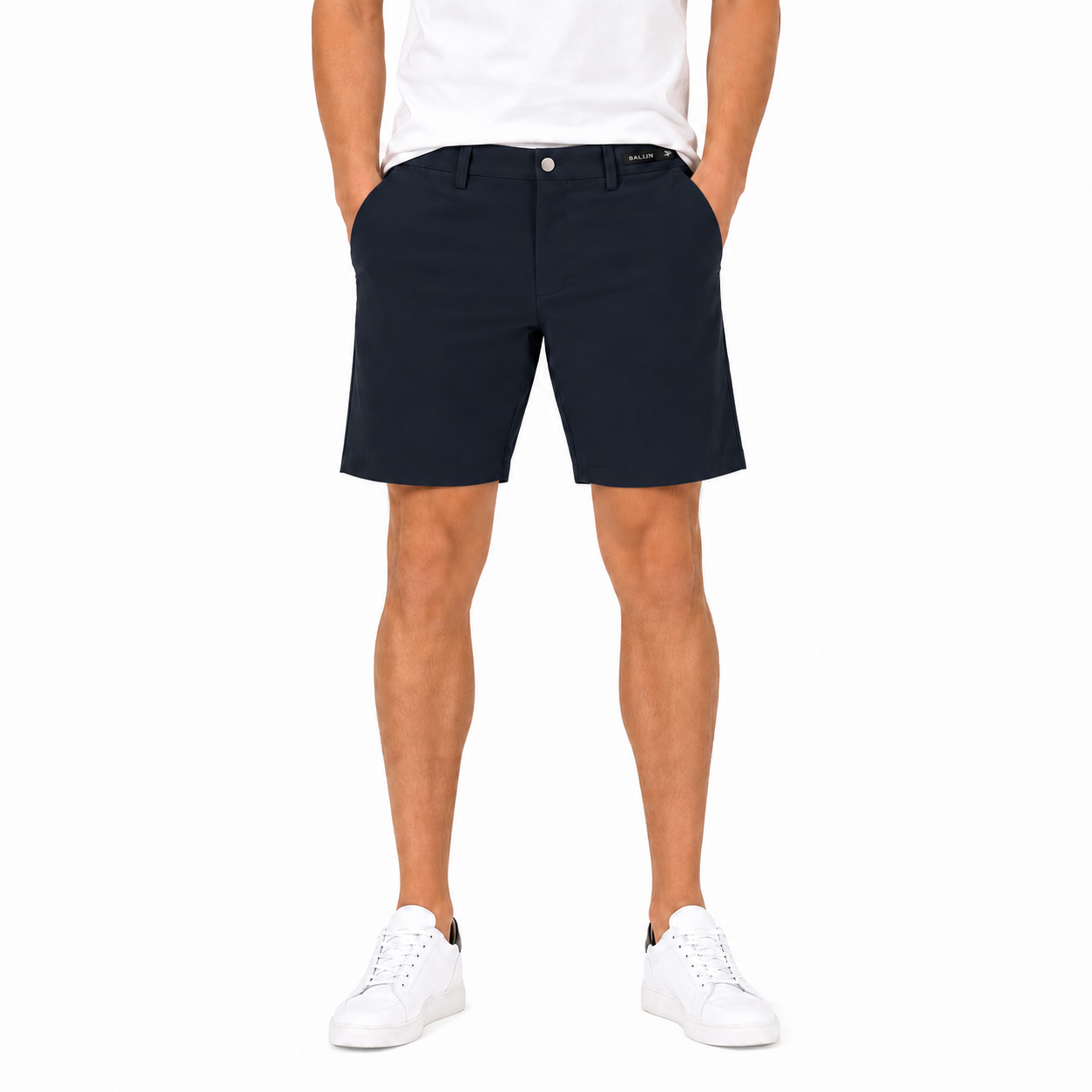 Dark Grey Techno Ultimate Short 9" - Drummond Fit | Ballin