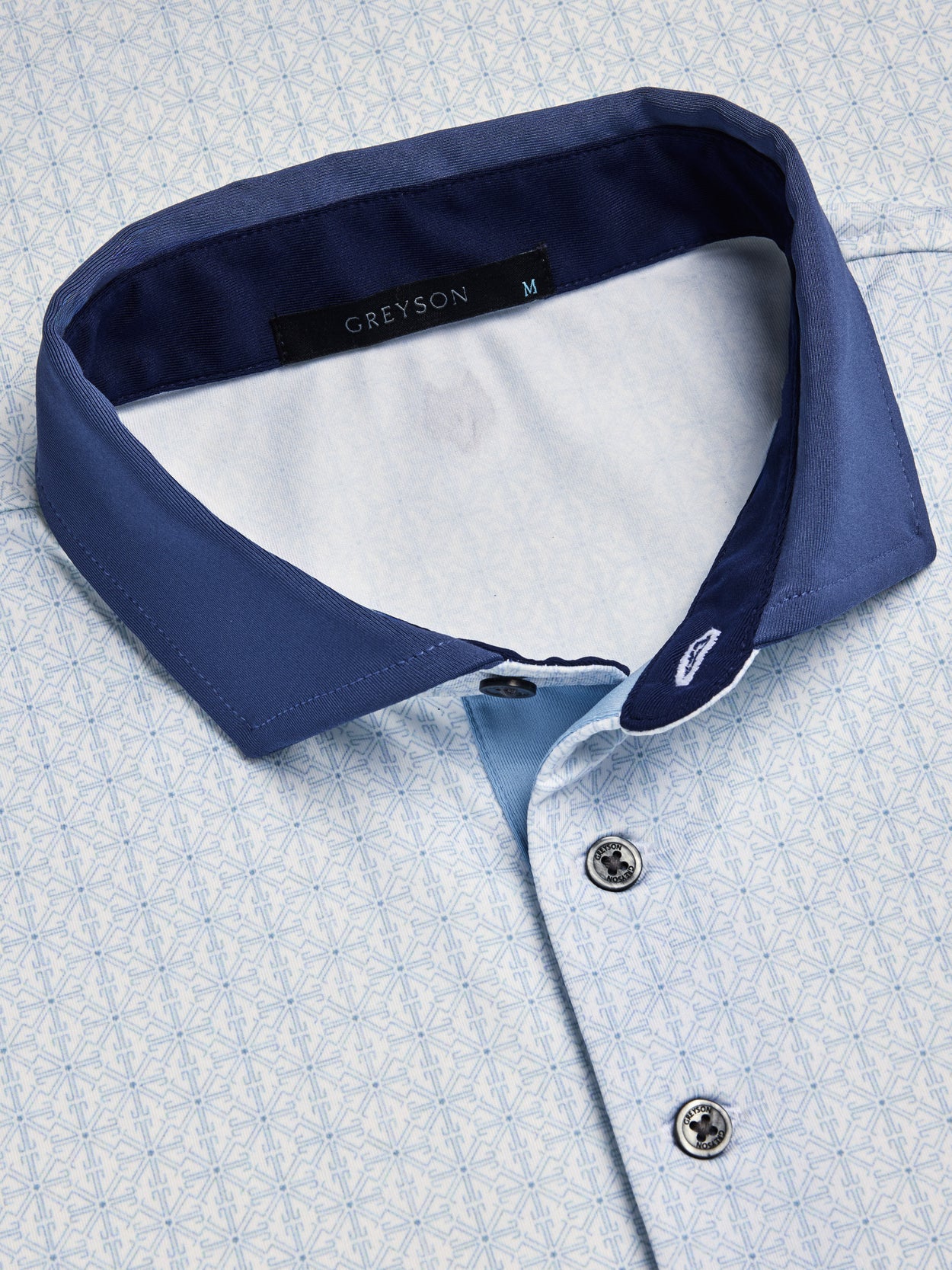 Deco G Short Sleeve Polo in Arctic by Greyson Clothiers