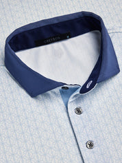 Deco G Short Sleeve Polo in Arctic by Greyson Clothiers