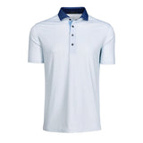 Deco "G" Short Sleeve Polo - Arctic  | Greyson Clothiers