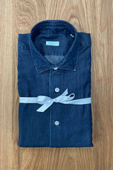 Denim Dress Shirt | Sannino Napoli Shirtmaker