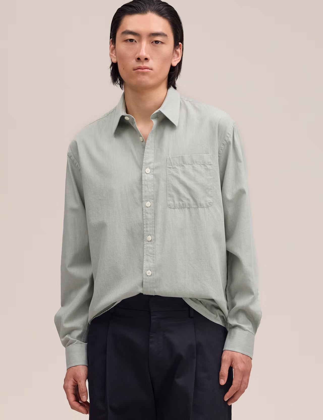 Deon Chambray Shirt Sea Spray NN.07
