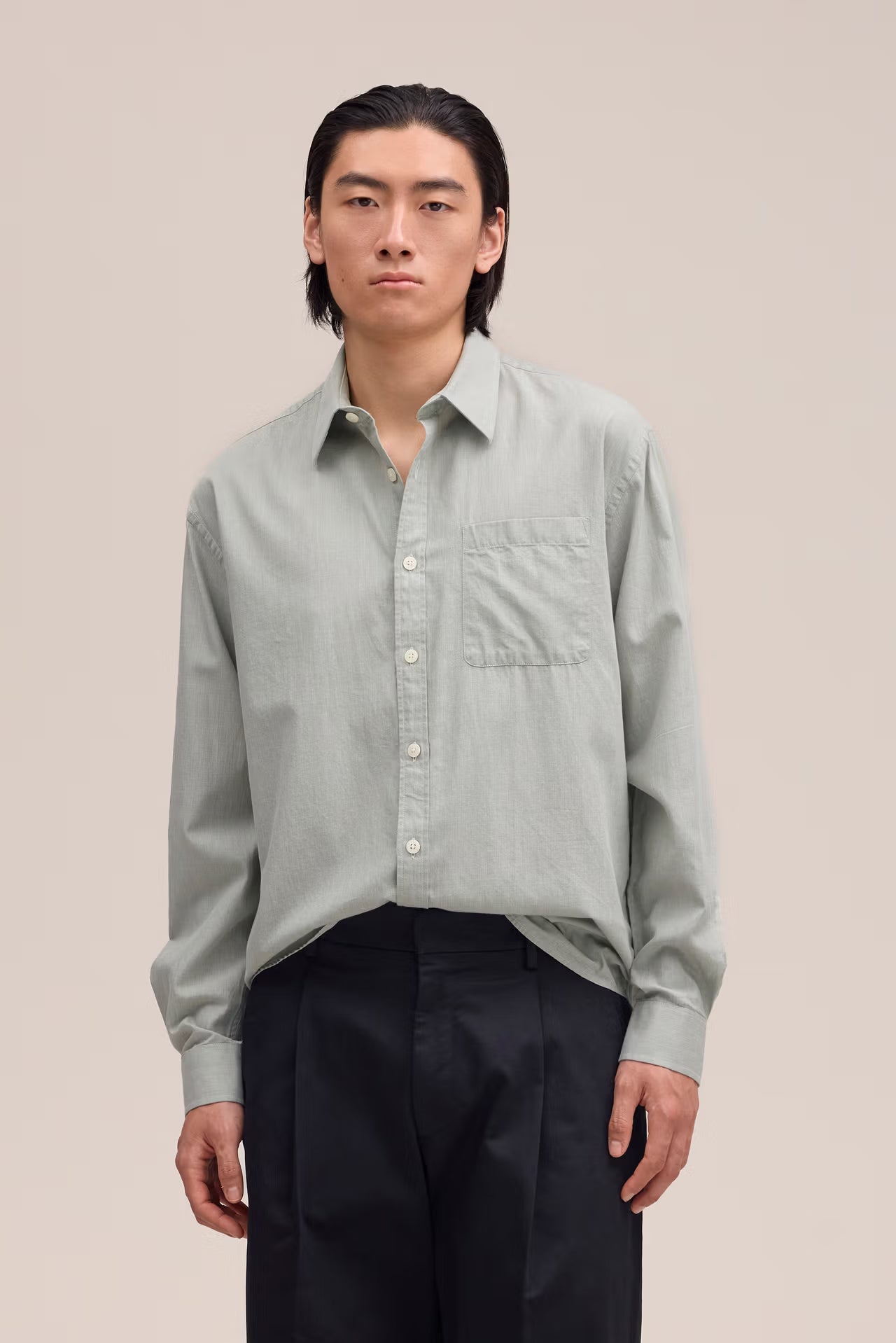 Deon Chambray Shirt Sea Spray NN.07