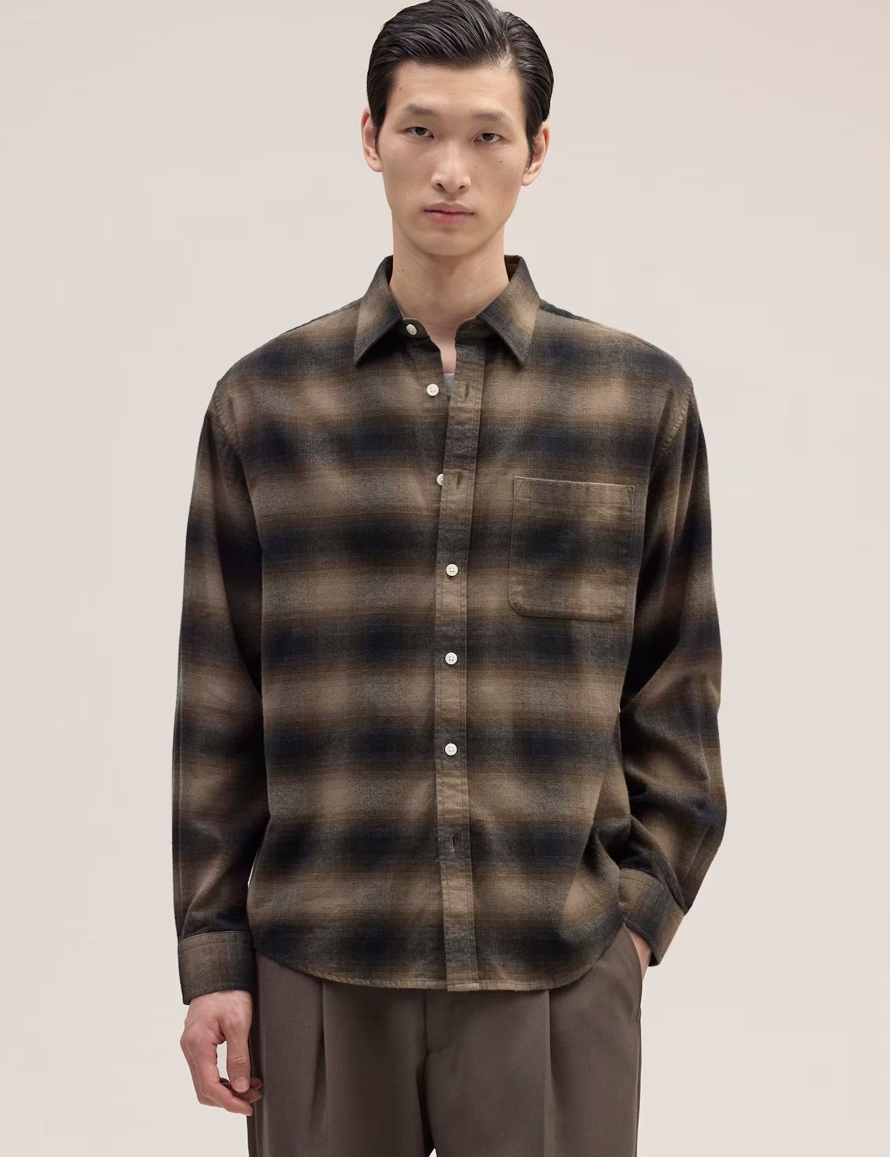 Deon Flannel Shirt Black Check by NN07