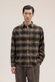 Deon Flannel Shirt Black Check by NN07