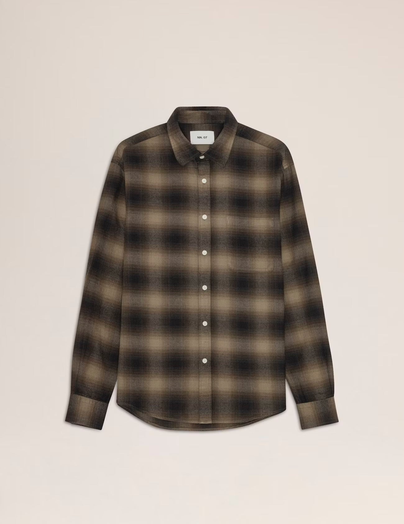 Deon Flannel Shirt Black Check by NN07